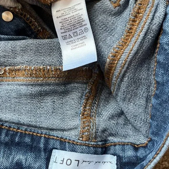 LOFT Women's Skinny Jeans - Dark Blue - Picture 5 of 5